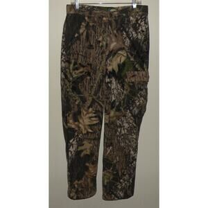 Cabela’s Men’s 32 Reg Fleece Cargo Pants Mossy Oak Break-Up Camo